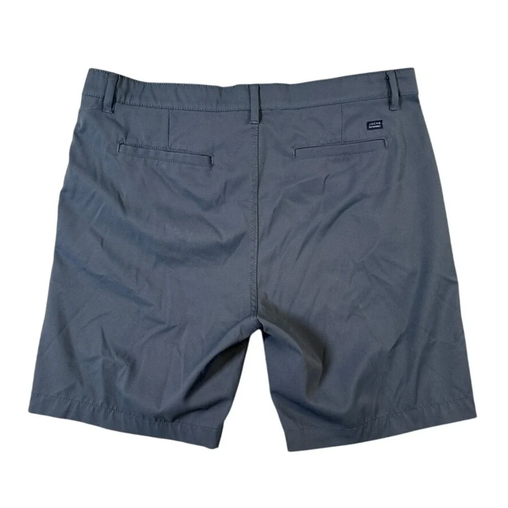 Jachs New York Performance Mens 36 Slate Gray Shorts 1563023